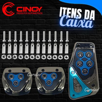 Imagem de Pedal Pedaleira Sport Antiderrapante Automotivo Racing Nf
