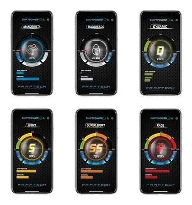 Imagem de Pedal Shift Power Ft-Sp06+ Modulo Acelerador Chip Plug E Play COM Bluetooth App completo novo modo eco lançamento 5.0+ nova triton 2017 ate 2023 top