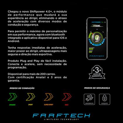 Imagem de Pedal Shiftpower Alta Performance Acelerador Chery Tiggo 5X Pro 2022 até 2026