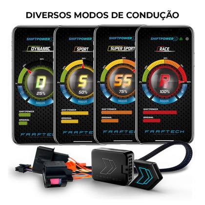 Imagem de Pedal Shiftpower Chip Modulo Acelerador Bluetooth App Classe GLC 2015 A 2021