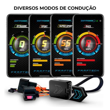 Imagem de Pedal Shiftpower Chip Modulo Acelerador Bluetooth App R8 2006 A 2023