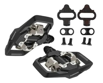 Imagem de Pedal Shimano Pd-me700 Plataforma E Clip Com Tacos Mtb Bike