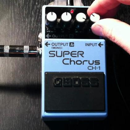 Pedal Super Chorus CH-1 - Boss - Pedal para Instrumentos de Corda