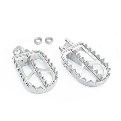 Imagem de Pedaleira Aço Inox 4win Hunter Mini Moto Husqvarna Gas Gas Ktm 50/65/85/105