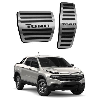 Imagem de Pedaleira Aço Inox Fiat Toro Automático