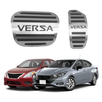 Imagem de Pedaleira Aço Inox Nissan Versa Automático