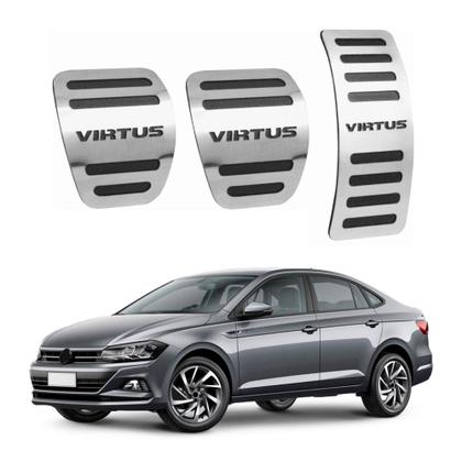 Imagem de Pedaleira Aço Inox Volkswagen Virtus Manual