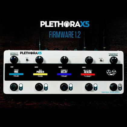 Pedaleira de Efeitos Tc Electronic Plethora x5 com 5 Blocos