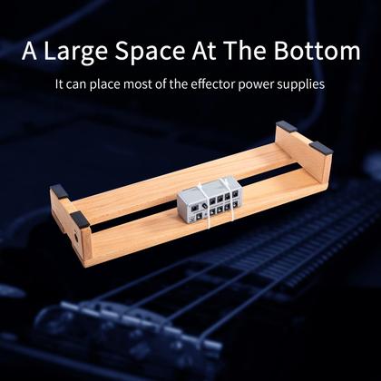 Imagem de Pedaleira ENO MUSIC 15.7 Mini Wooden para efeitos de guitarra