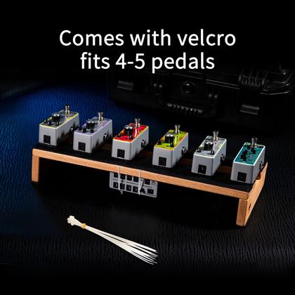 Imagem de Pedaleira ENO MUSIC 15.7 Mini Wooden para efeitos de guitarra