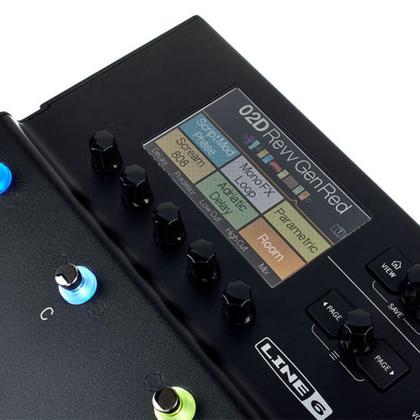 Pedaleira Line 6 POD GO Guitarra Interface USB com Fonte - Fonte
