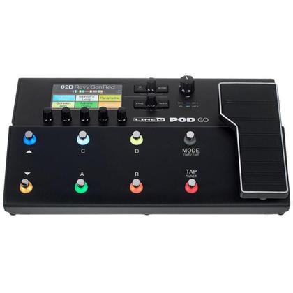 Pedaleira Line 6 POD GO Guitarra Interface USB com Fonte - Fonte
