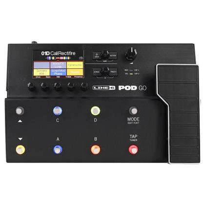 Pedaleira Line 6 POD GO Guitarra Interface USB com Fonte - Fonte