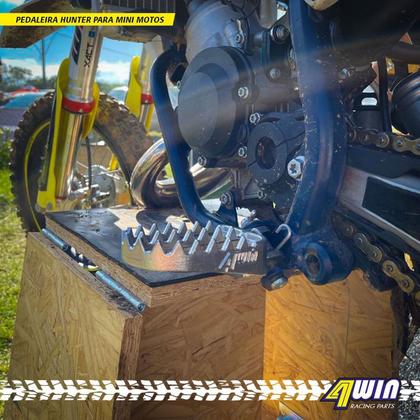 Imagem de Pedaleira Mini Moto Aço Inox 4win Hunter Husqvarna Gas Gas Ktm 50/65/85/105