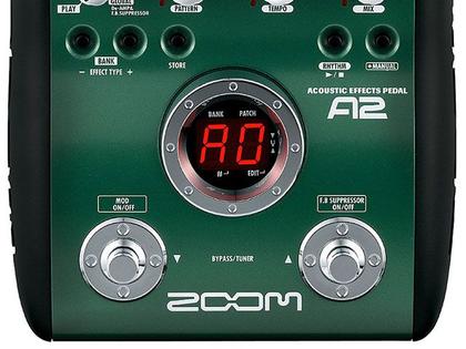 Pedaleira para Violão com Zoom A2 - Instrumentos de Corda