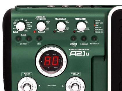 Pedaleira para Violão - Zoom A2 Expression - Instrumentos de Corda