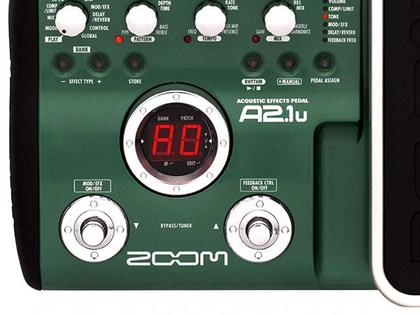 Pedaleira para Violão - Zoom A2 Expression - Instrumentos de Corda