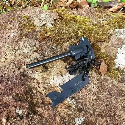 Imagem de Pederneira De Magnésio Para Camping Pesca Facil Acender Fogo