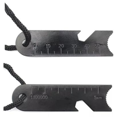 Imagem de Pederneira Magnésio Acendedor De Fogo com Régua Sobrevivência Camping CBRN19915