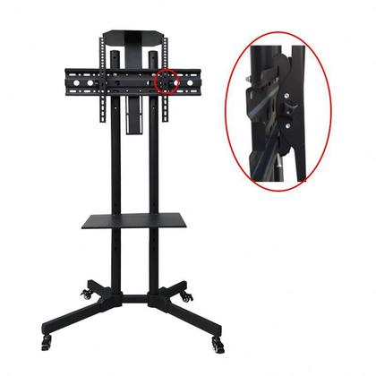 Imagem de Pedestal/Suporte/Rack p/ Smart TV Samsung, Sony,LG,TCL,OLED,QLED 32"-65",Inclinação +-15º c/ Bandeja