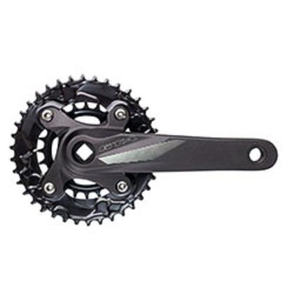 Imagem de Pedivela Duplo 9 a 10v Bike Gta Bcd 175mm 24 e 38 Alumínio Mtb