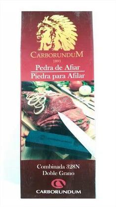 Imagem de Pedra Afiar Dupla Face Extra Larga Carborudum Combinada 328N