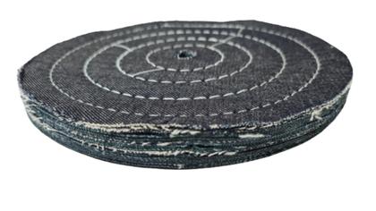 Imagem de Pedra Azul Em Pasta Polimento Metais + Boina Jeans Costurado