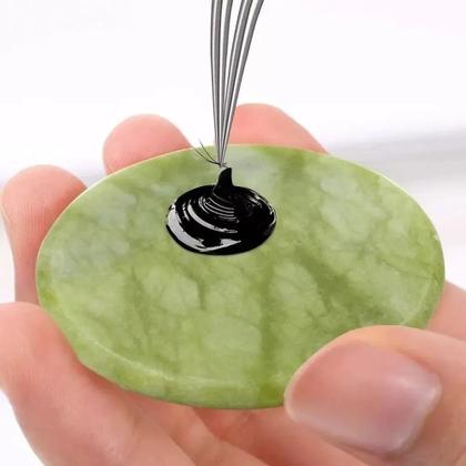 Imagem de Pedra De Jade Para Aplicação De Cola Alongamento De Cílios