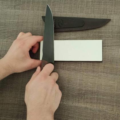 Imagem de Pedra Para Afiar Brinox Suprema Dupla Face Profissional 18x6