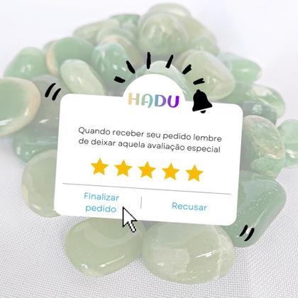 Imagem de Pedra Quartzo Verde Rolada Até 2cm Cristal Natural da Saúde e Cura Física - Hadu Esotéricos e Religiosos
