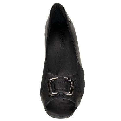 Imagem de Peep toe feminino salto grosso usaflex aa2709