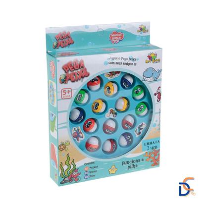 Imagem de Pega Peixe Brinquedo Infantil Jogo Clássico Divertido