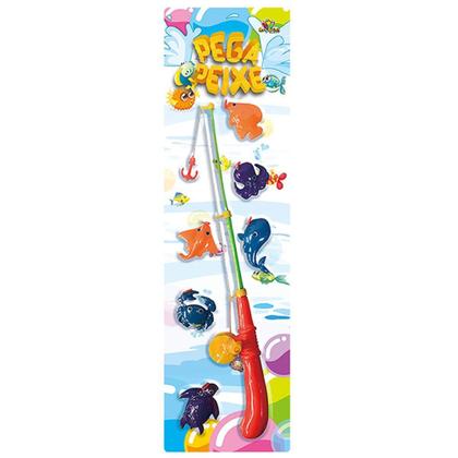 Imagem de Pega Peixe vara com 4 peixes - Art Brink