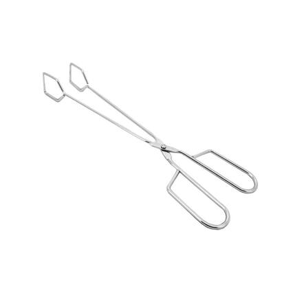 Imagem de Pegador Alimentos Pinça Churrasco Carne Culinaria Inox 30cm