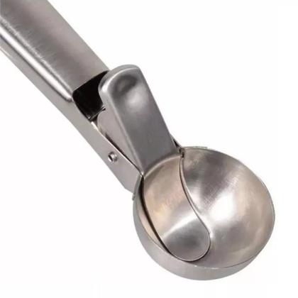 Imagem de Pegador Colher De Sorvete Bola Em Inox 18cm