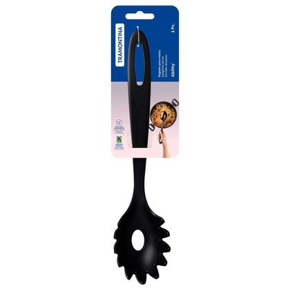 Imagem de Pegador de Massa Macarrão Espaguete Tramontina Nylon Preto