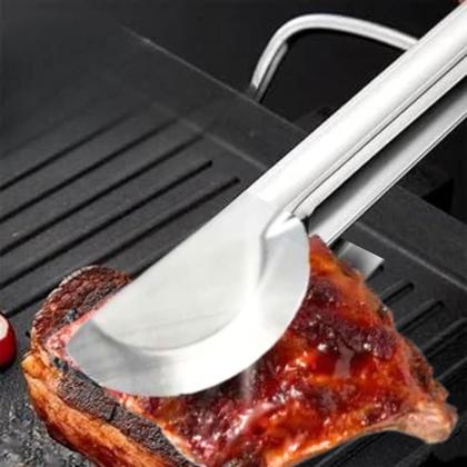 Imagem de Pegador de Massa Salada Carne 20cm Inox Kit 3 Peças