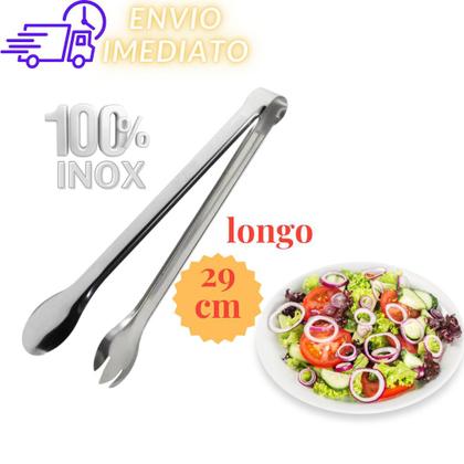 Imagem de Pegador de Salada Grande 29cm Inox Cromado Restaurante