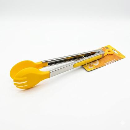 Imagem de Pegador de Silicone 28cm com Cabo Inox Para Alimentos Elite