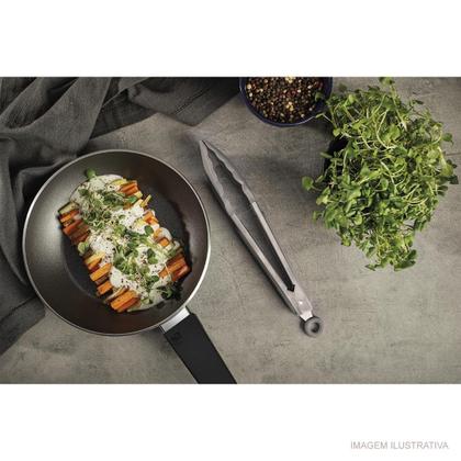 Imagem de Pegador Multiuso Tramontina Softta Cinza de Silicone 27 cm