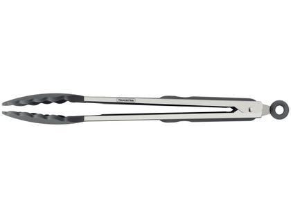 Imagem de Pegador Térmico Multiuso Para Cozinha Moldê Em Silicone Cinza E Aço Inox 35 Cm - Tramontina 25817161