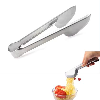 Imagem de Pegador Universal Pinça Aço Inox Multiuso Churrasco Lanches
