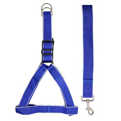 Imagem de Peitoral Coleira Com Guia Resistente Para Cachorros de Grande Porte