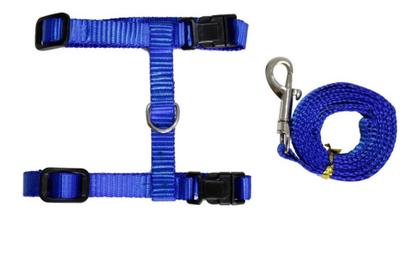 Imagem de Peitoral Com Guia Para Gatos Pet Ajustável-Cores Sortidas