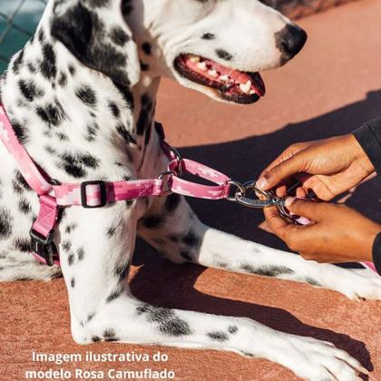 Imagem de Peitoral para Cachorro Anti Puxão com Fivela Curva Marajoara