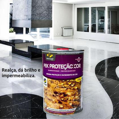 Imagem de Pek Proteção Realce Cor Efeito Molhado Pisoclean 1lt