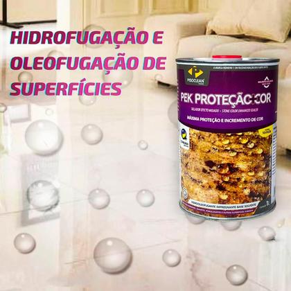 Imagem de Pek Proteção Realce Cor Efeito Molhado Pisoclean 1lt