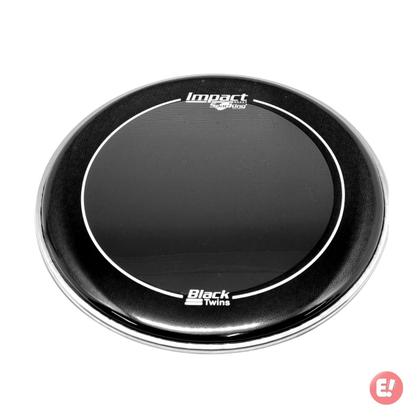 Imagem de Pele 14" Impact Black Twins Filme Duplo Hidráulica Preta Spanking