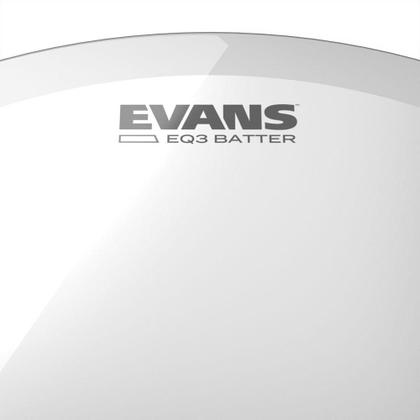 Imagem de Pele Para Bumbo EQ3 Transparente 22' Evans BD22GB3