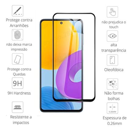Imagem de Película 3D de Vidro + Capa Capinha Anti Impacto Para Samsung Galaxy A55 Transparente